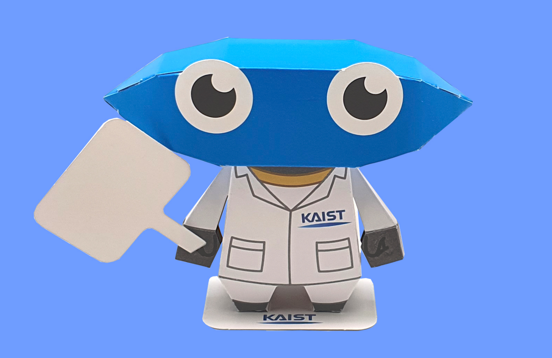 KAIST(한국과학기술원) - '넙죽이' 페이퍼토이 · KAIST · 페이퍼 크래프트 · 브랜드 캐릭터 · 캐퍼스 굿즈